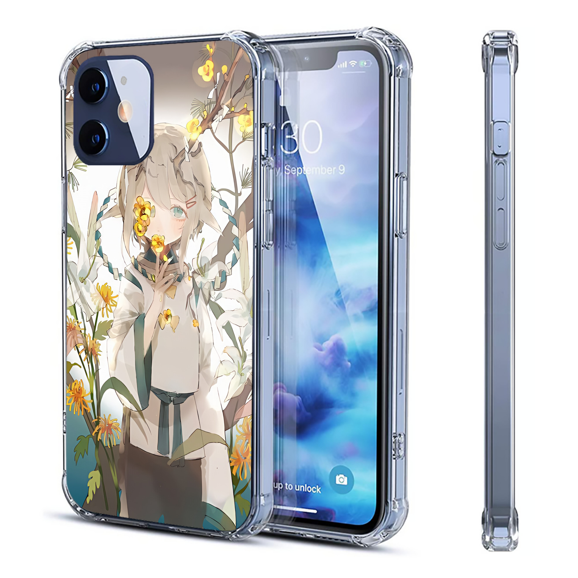 （画像用） 刀剣乱舞 Touken Ranbu 【iPhone 12シリーズ対応】透明スマホケース（クリアソフトケース）